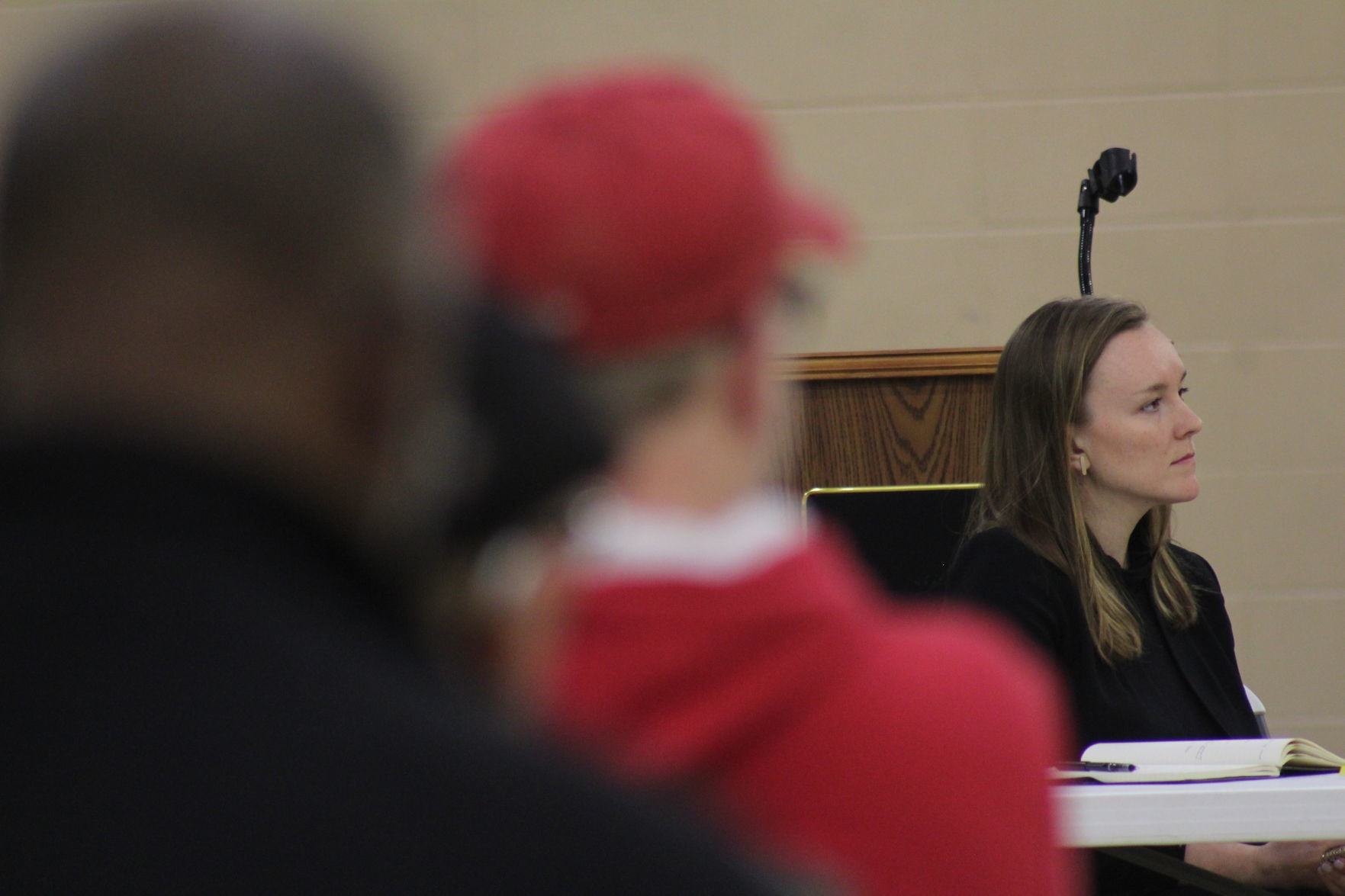 Greta Neubauer at listening session